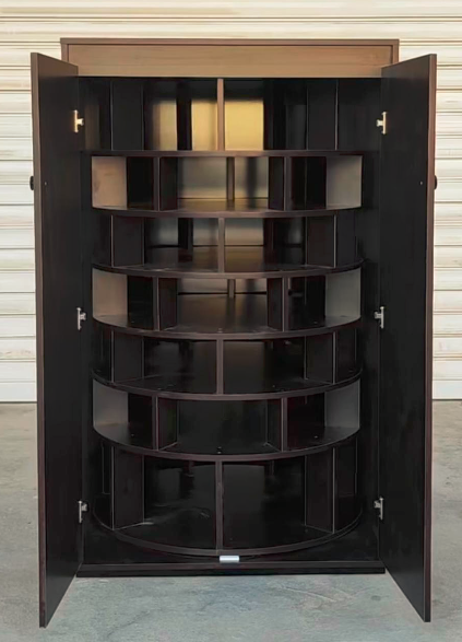 Modern Rotating Shoe Storage Cabinet